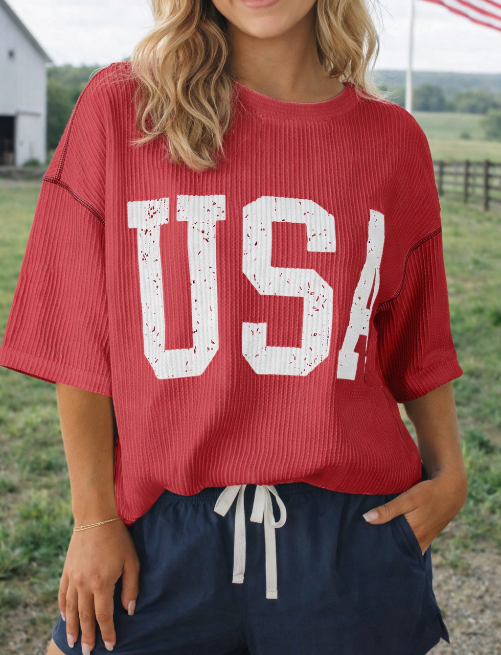 USA Ribbed Top RTS