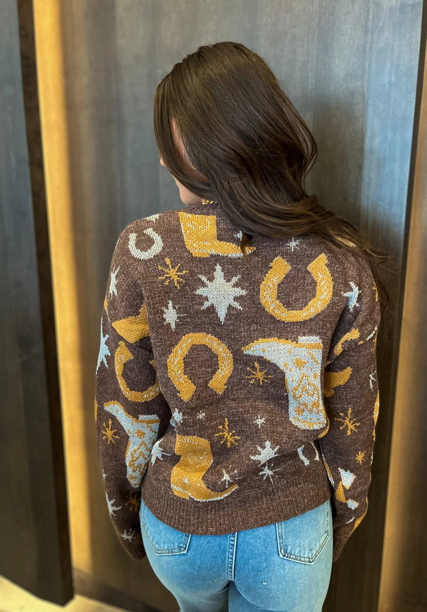 Wonder Brown Boot Sweater