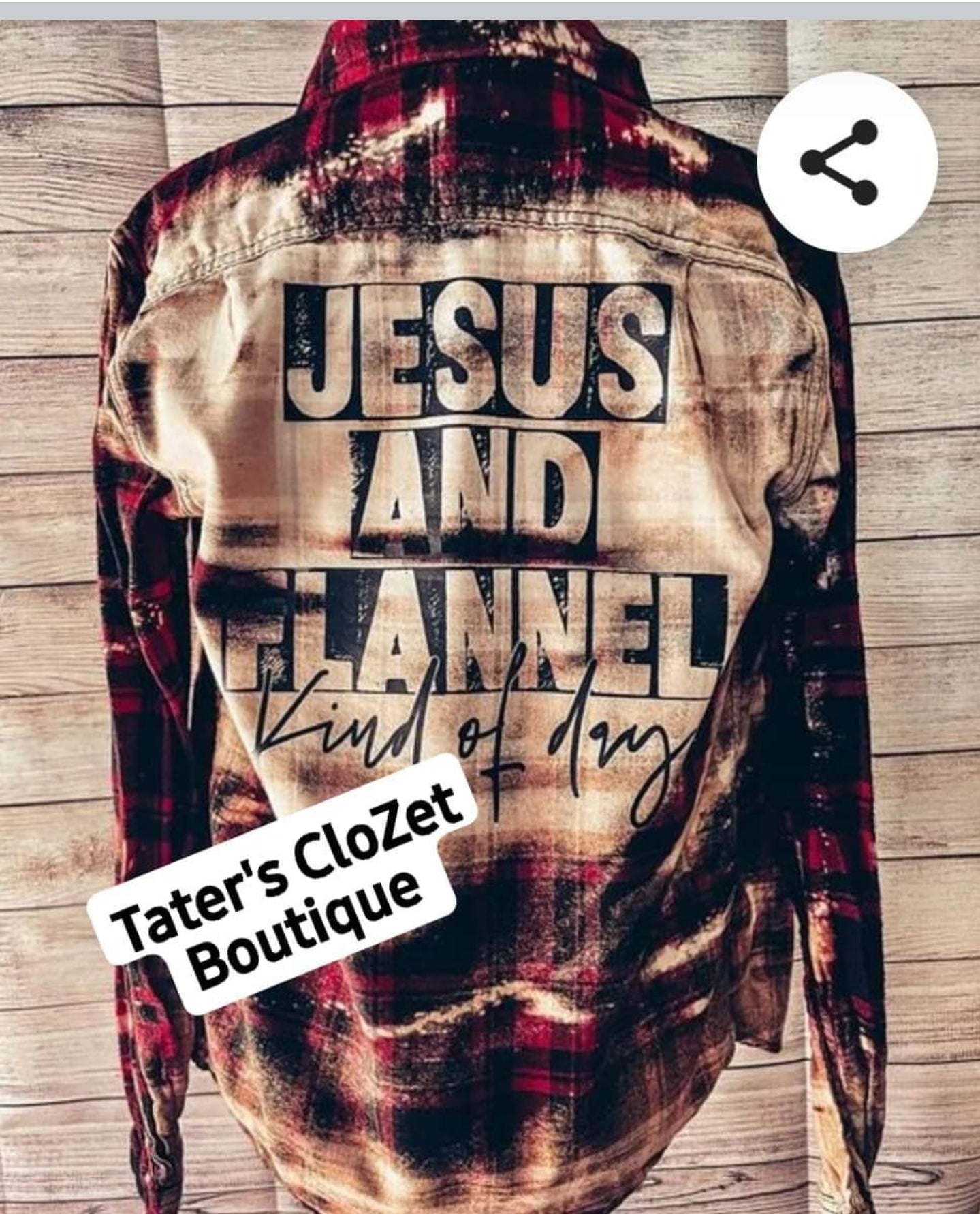 Jesus & Flannels Plus Size