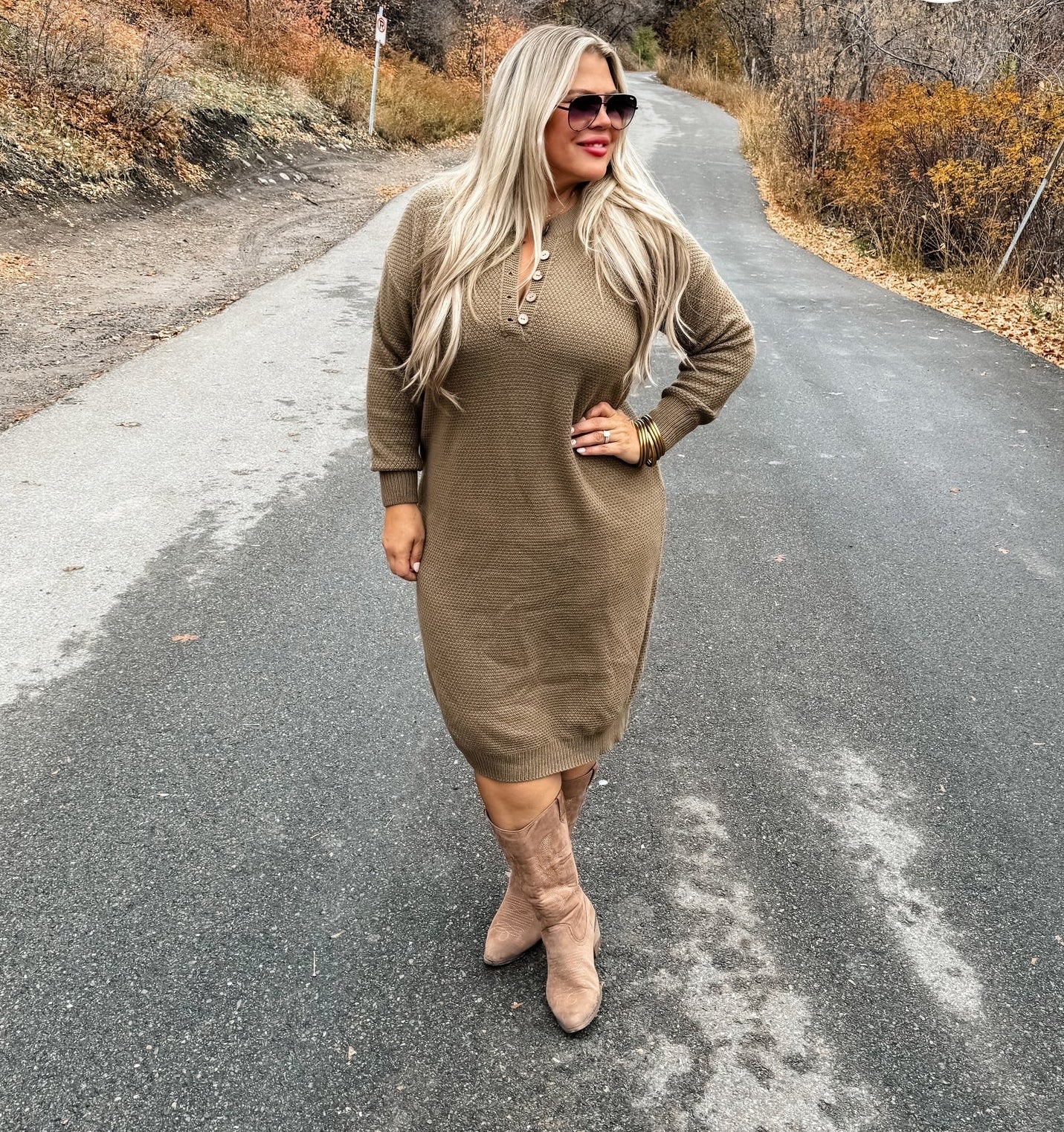 Preorder  Liveley Knit Sweater Dress