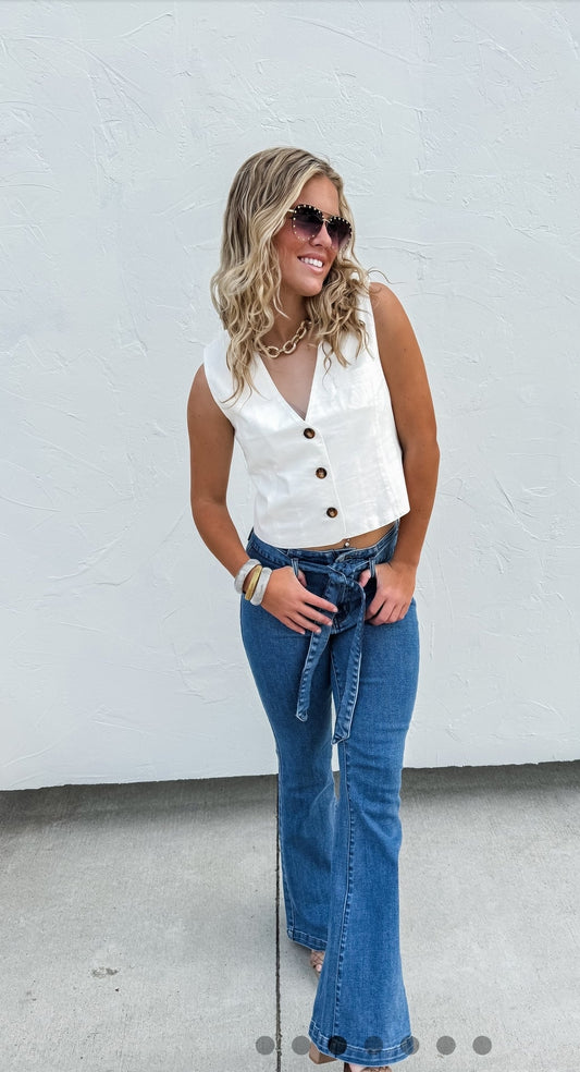 Kennedy Tie Waist Jeans
