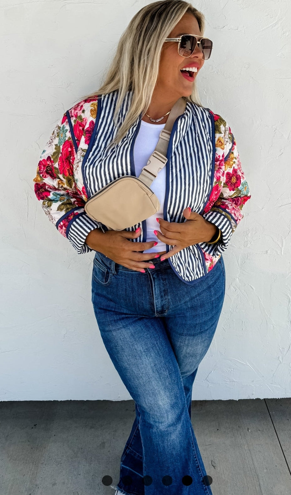 Preorder Mae Floral Quilted Jacket