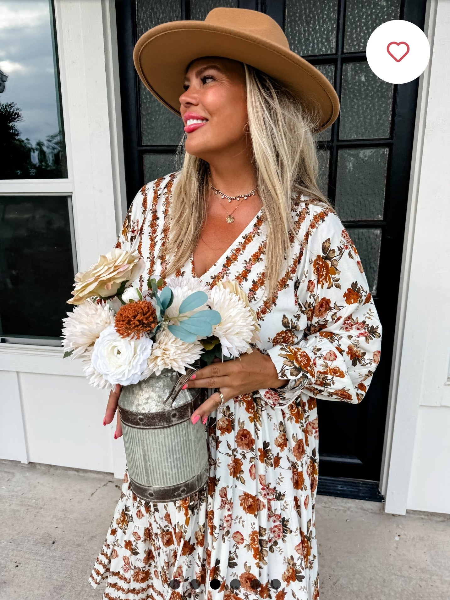 Kora Fall Floral Dress (PREORDER)