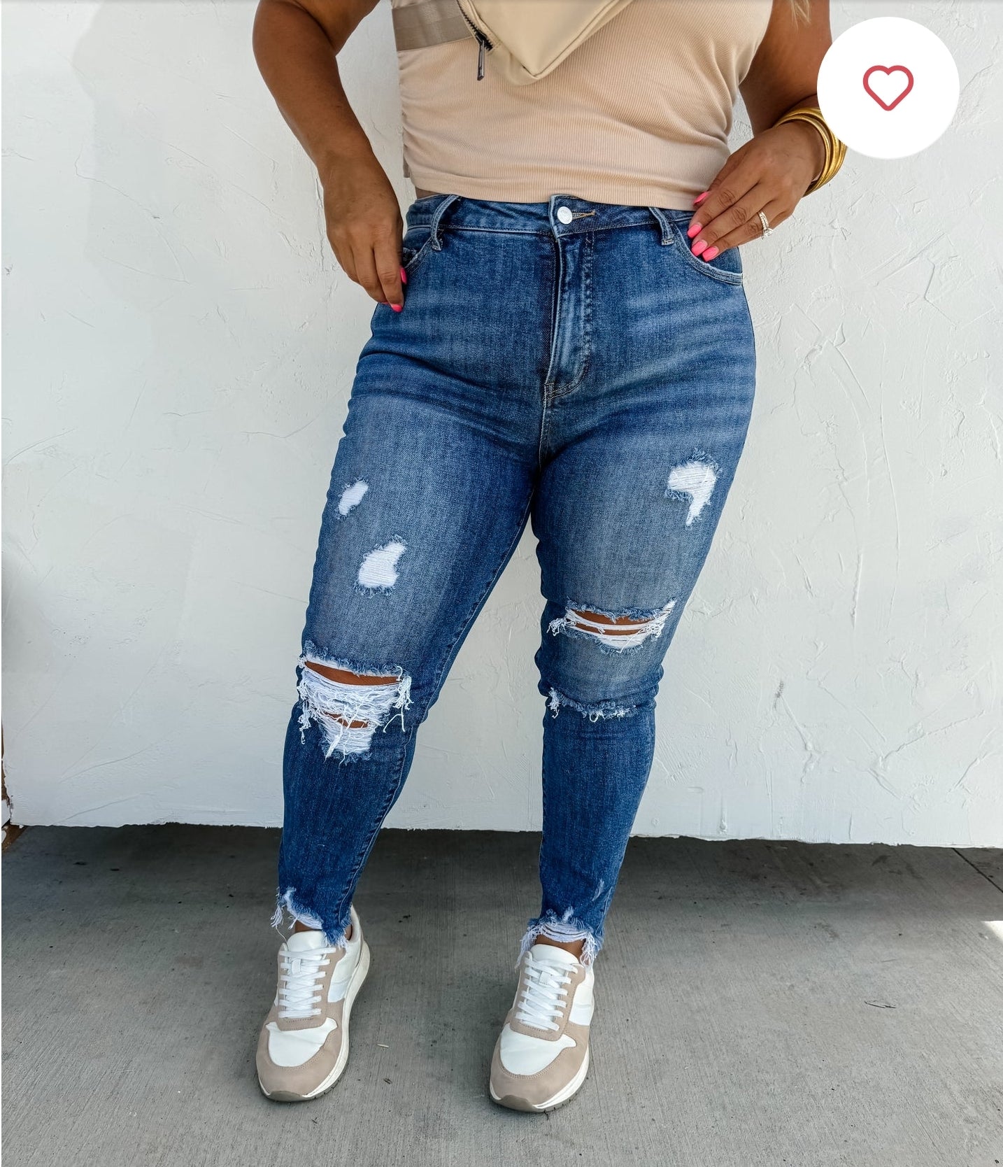 Billie Dark Wash Denim by Blakeley