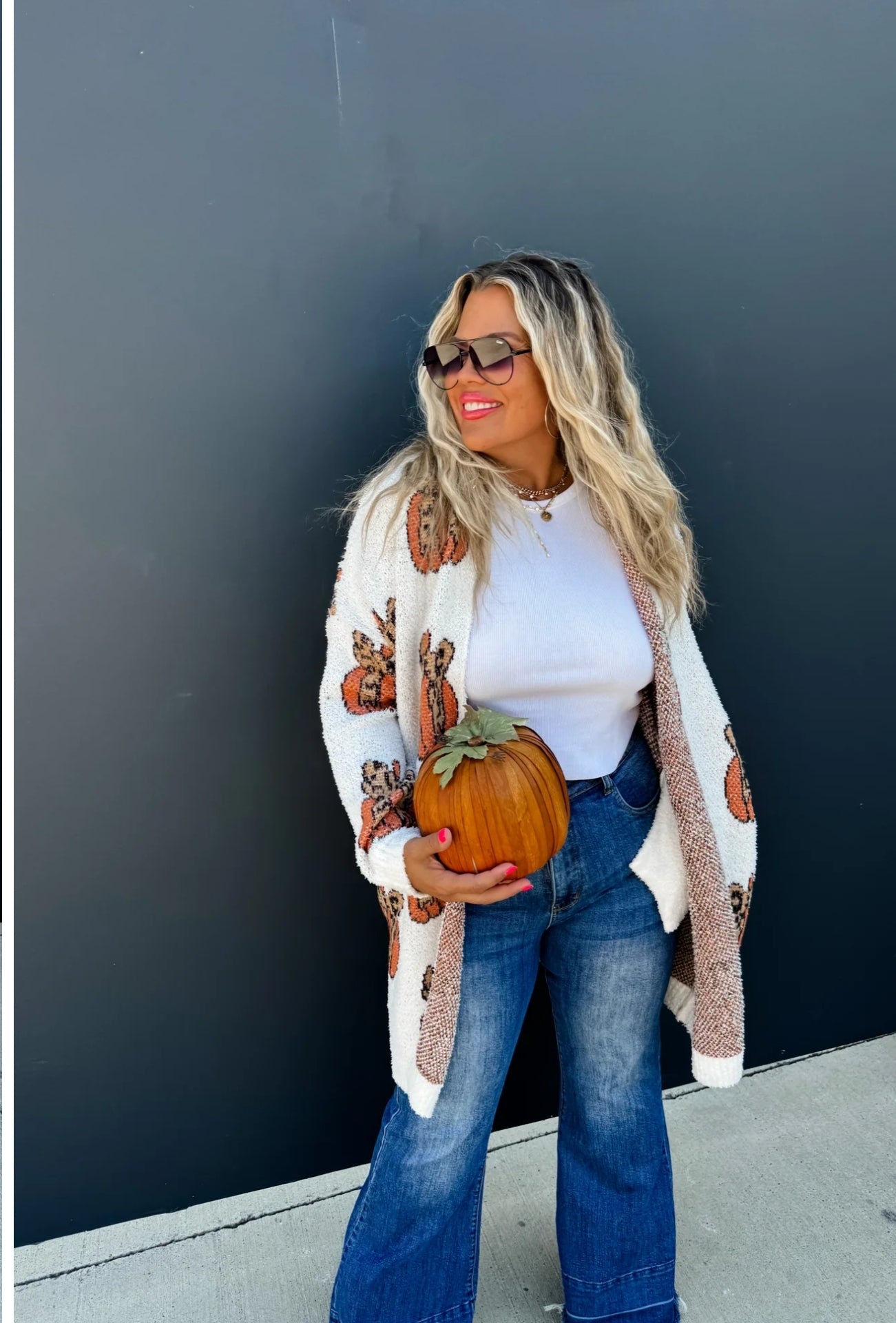 PREORDER- PUMPKIN CLOUD CARDIGAN