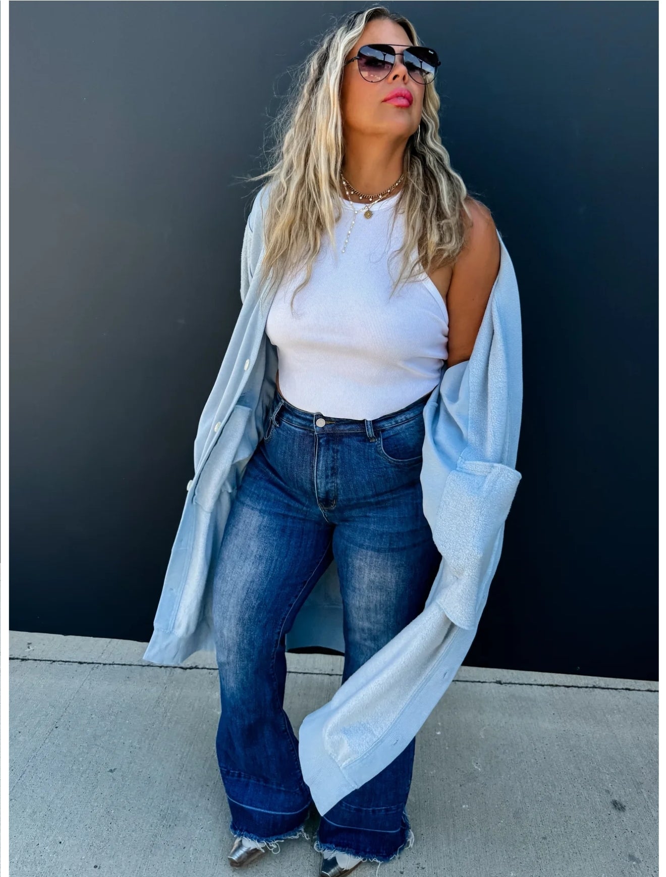 DESI SWEATSHIRT CARDIGAN