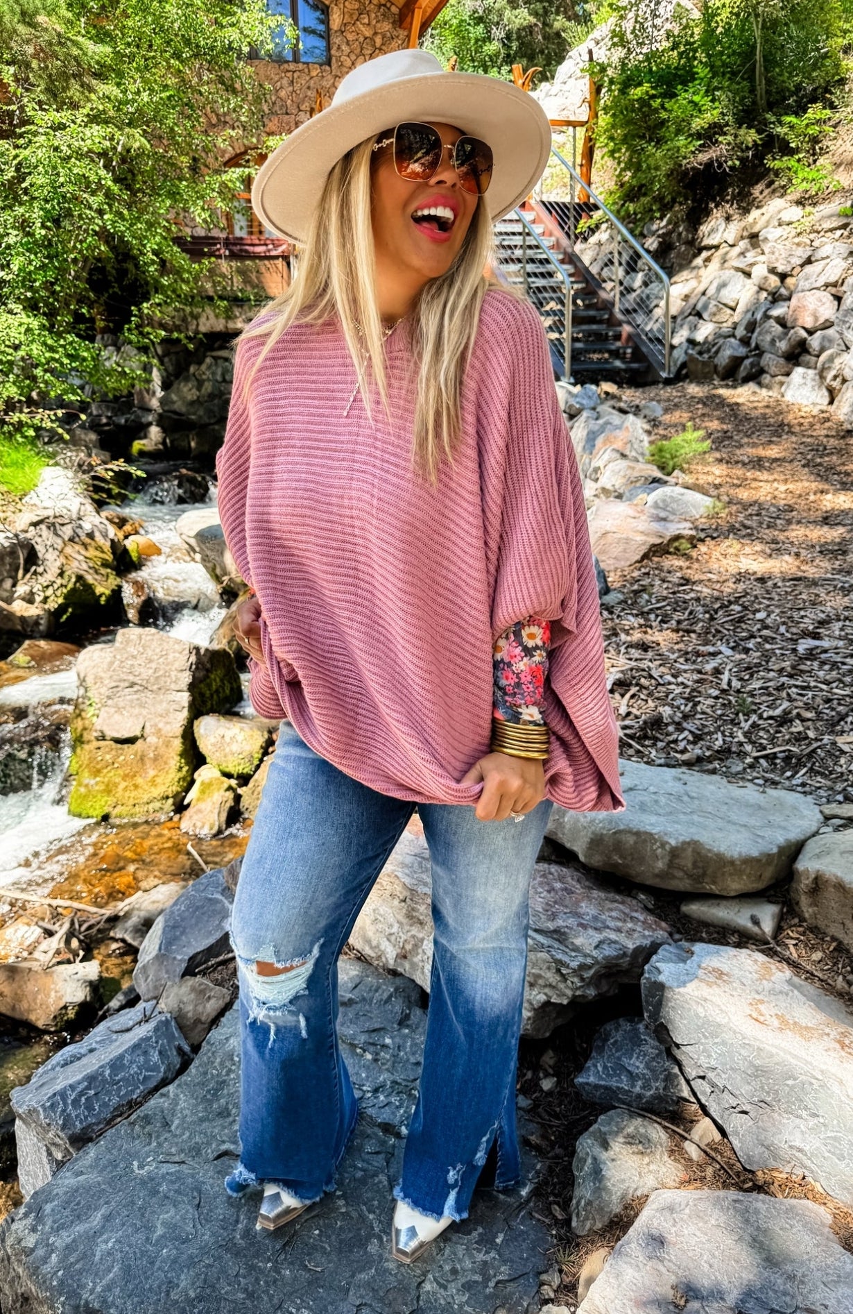 Meg Pullover Poncho Sweater