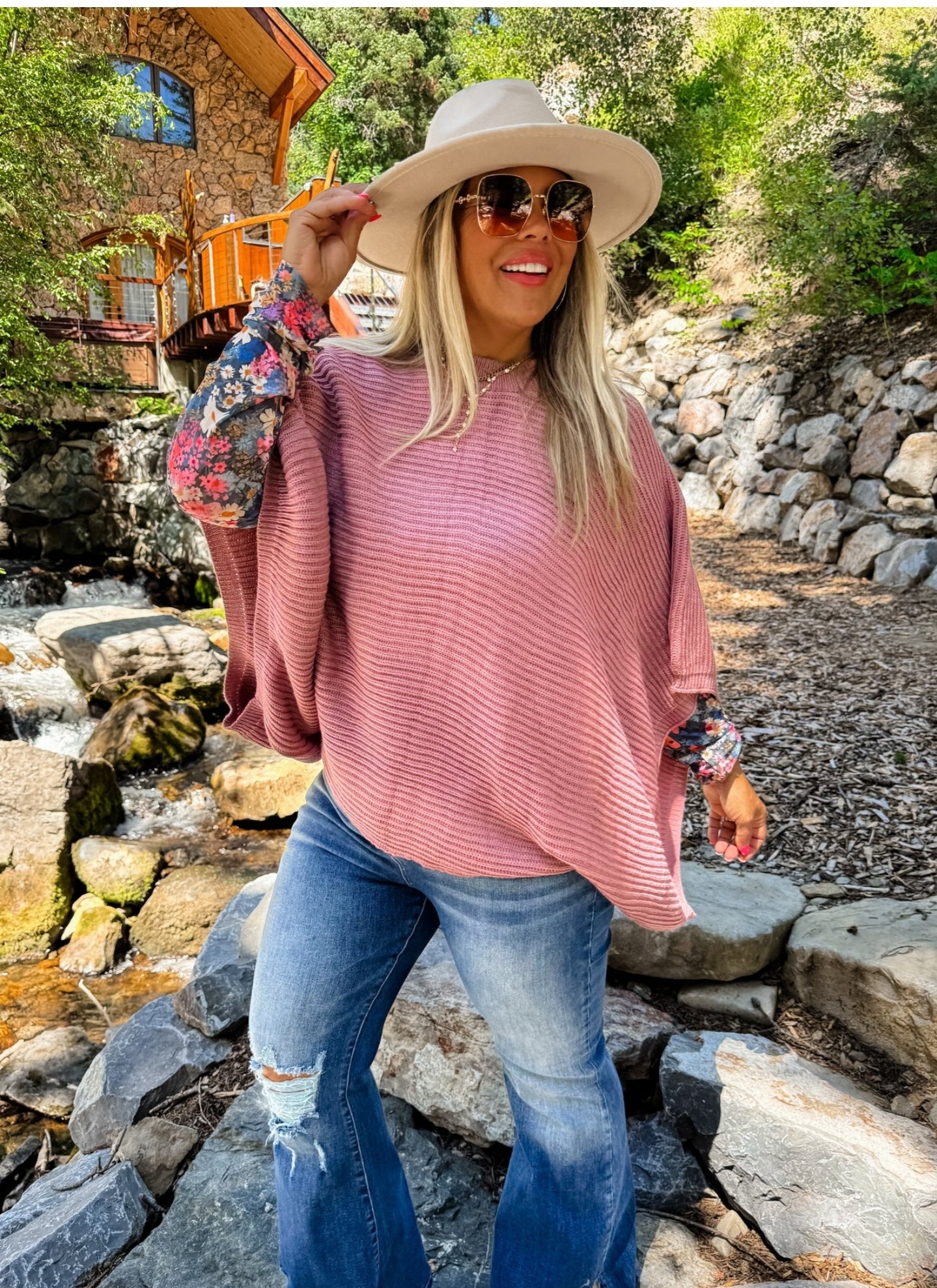 Meg Pullover Poncho Sweater
