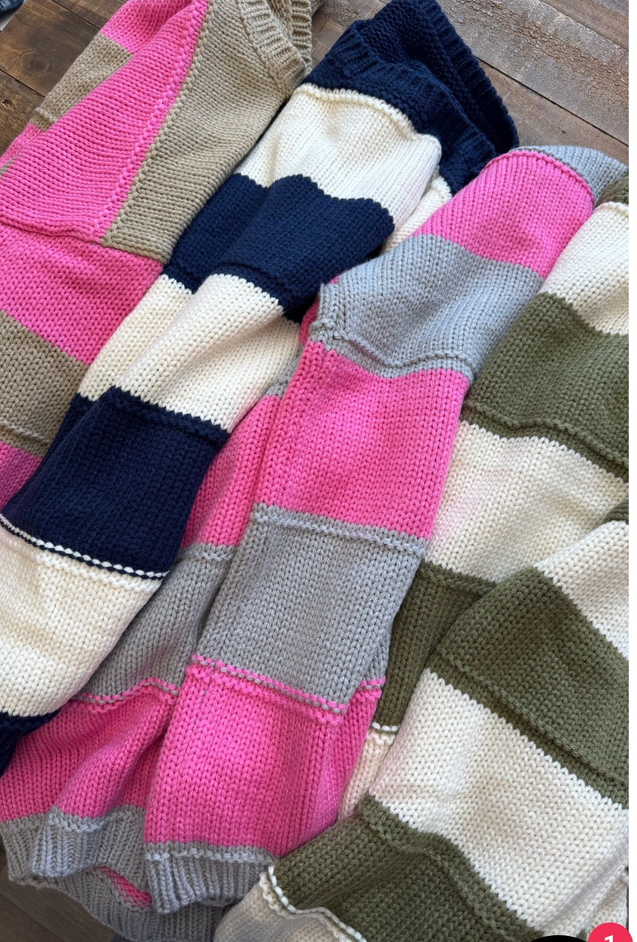 KADIE STRIPE KNIT SWEATER