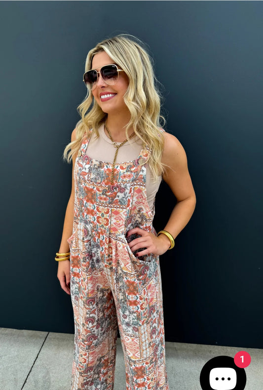 CASSIDY  BOHO OVERALLS