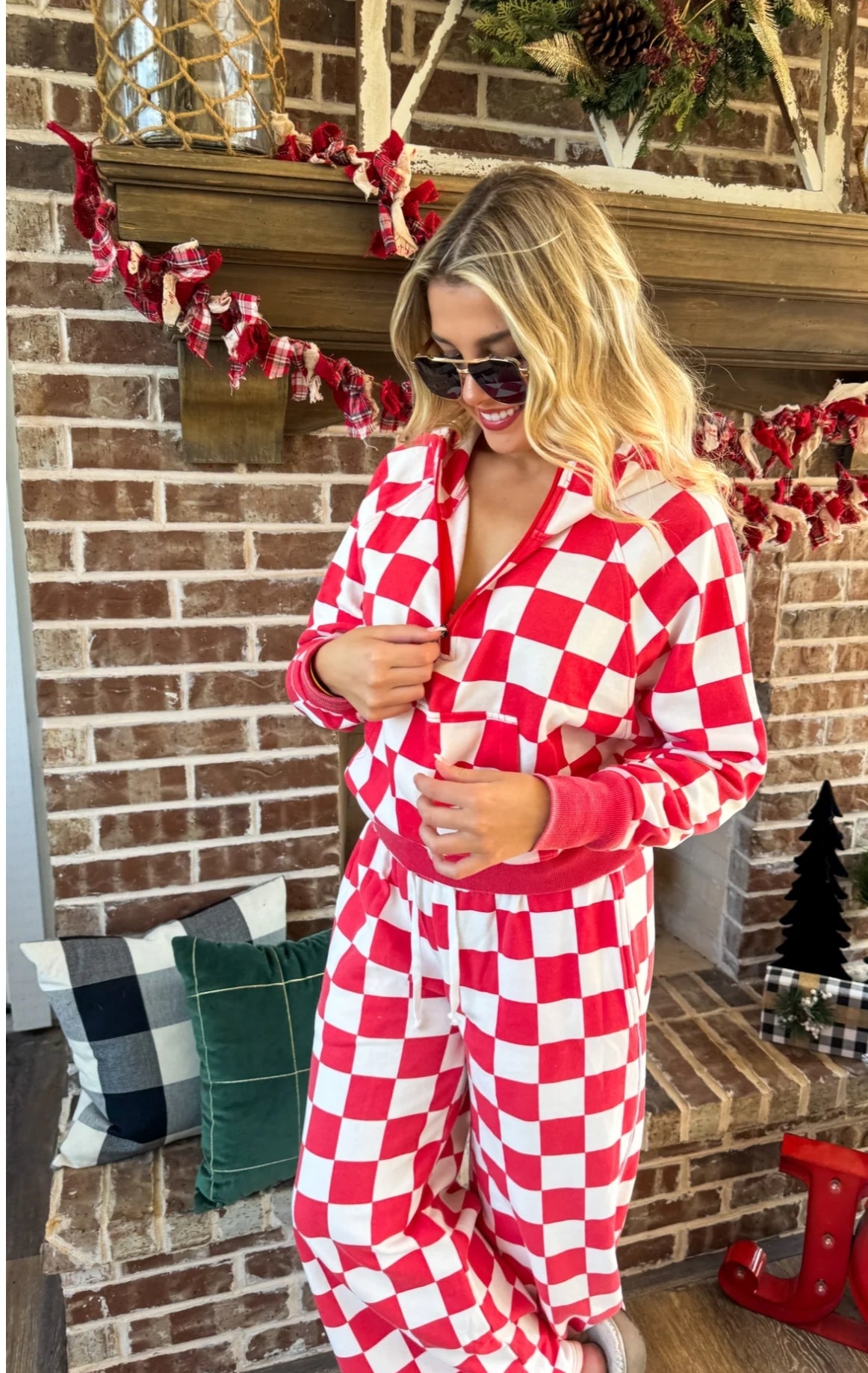 GRIDY GIRL WIDE LEG JOGGERS