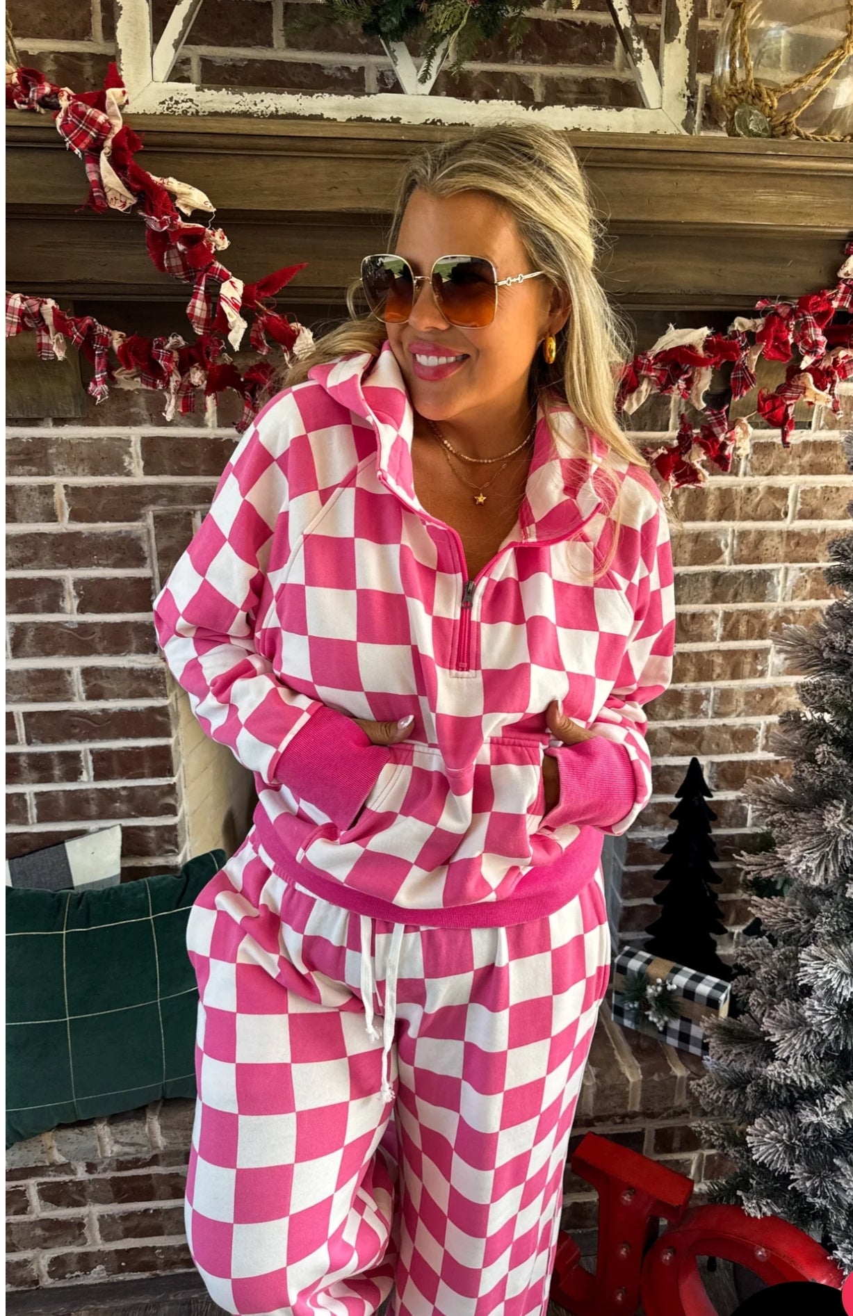 GRIDY GIRL WIDE LEG JOGGERS