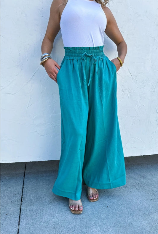 PREORDER- JOHANNA LINEN PANTS