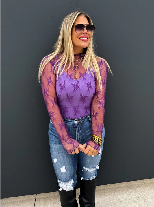 PREORDER- VALENTINES ROXY LACE TOP
