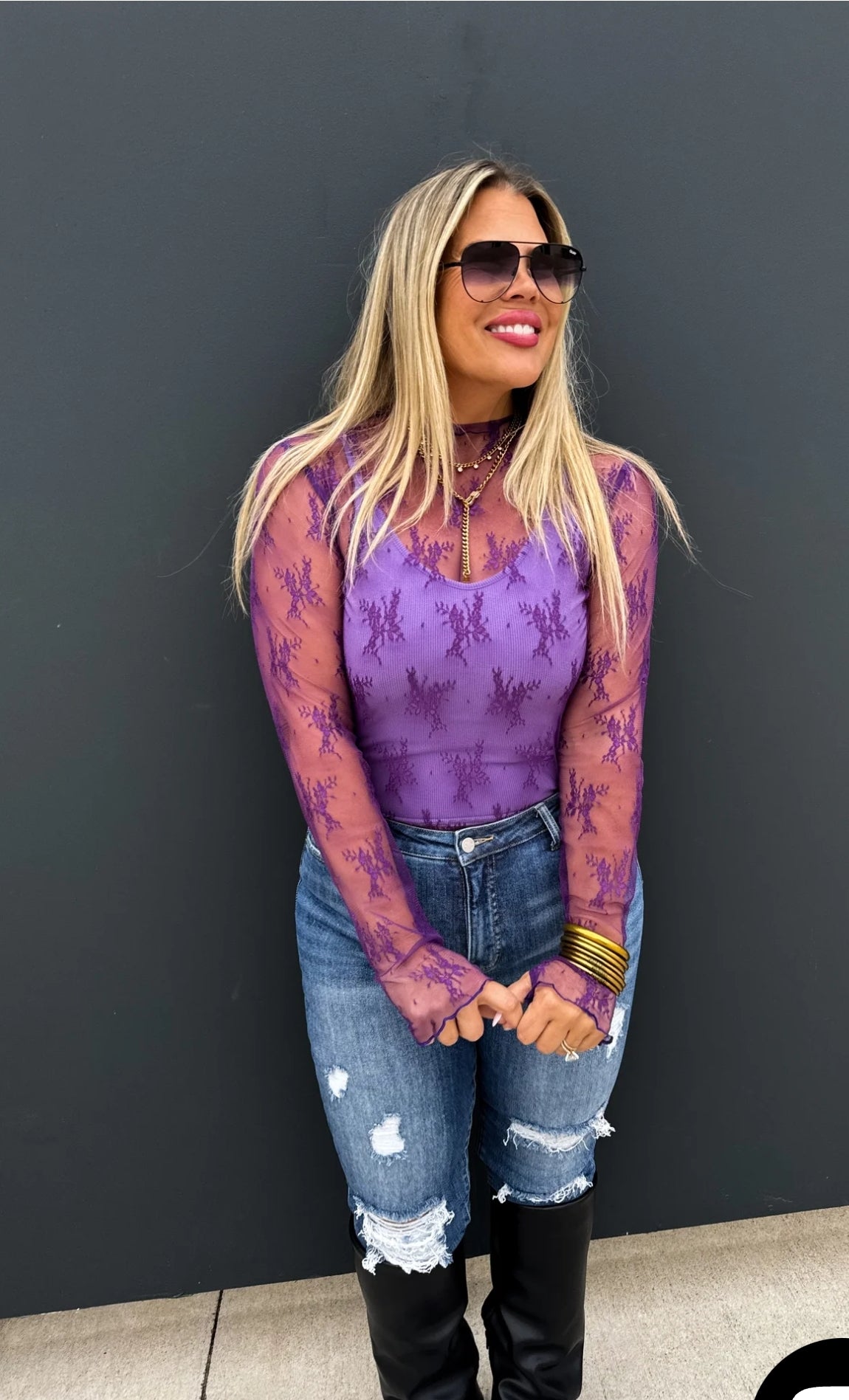PREORDER- VALENTINES ROXY LACE TOP