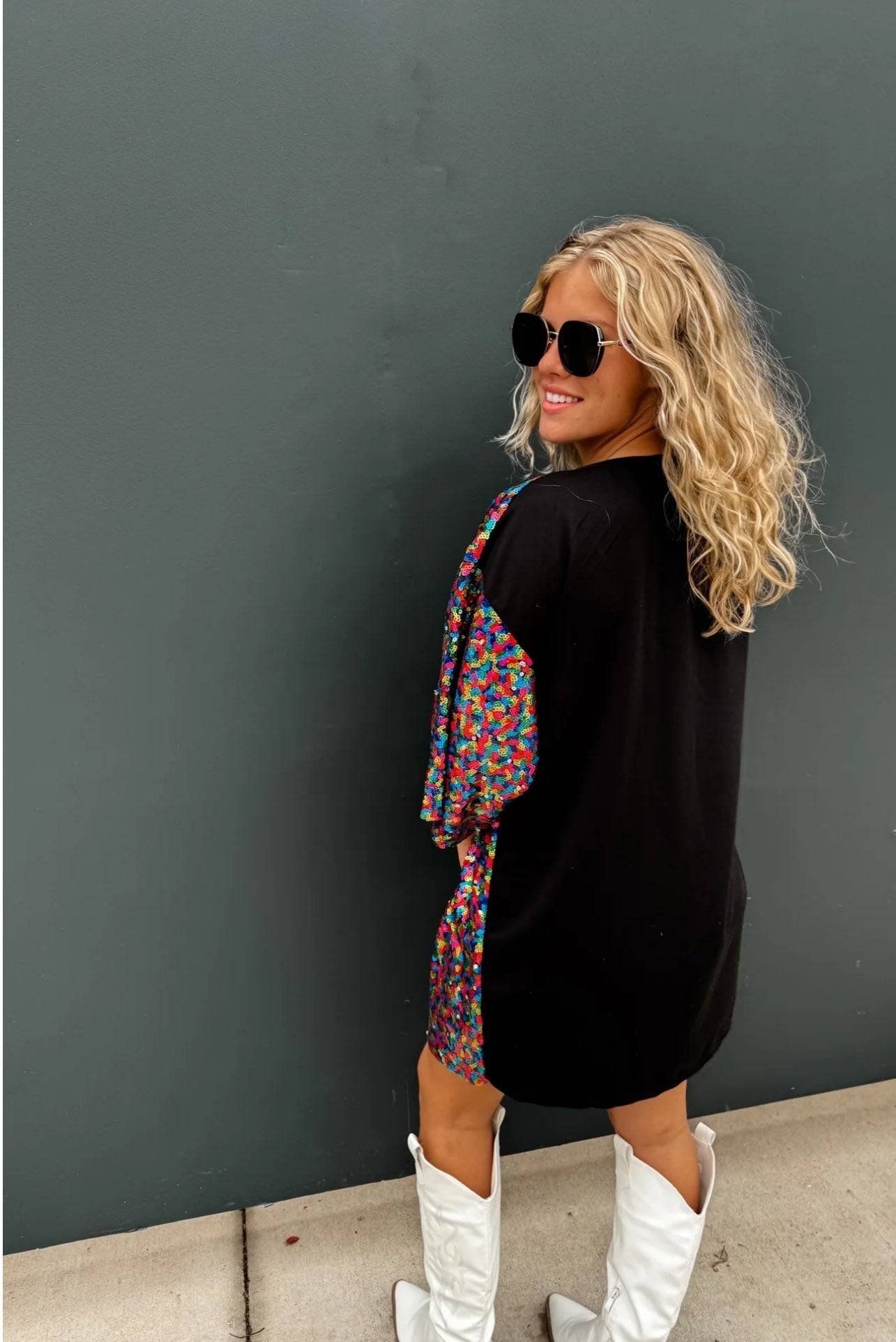 XOXO SEQUIN TOP