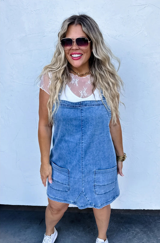 PREORDER- JENNA JUMPER DRESS