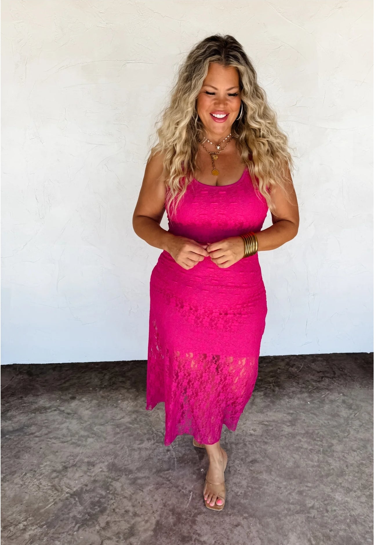 PREORDER- LEELY LACE DRESS