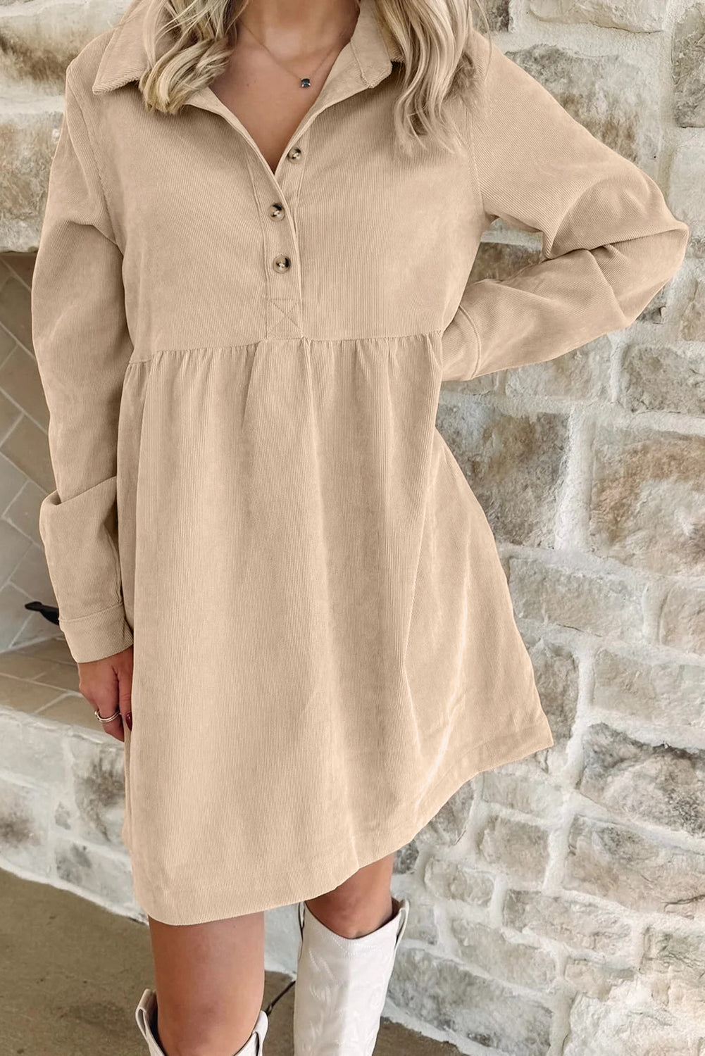 Corduroy Mini Dress RTS