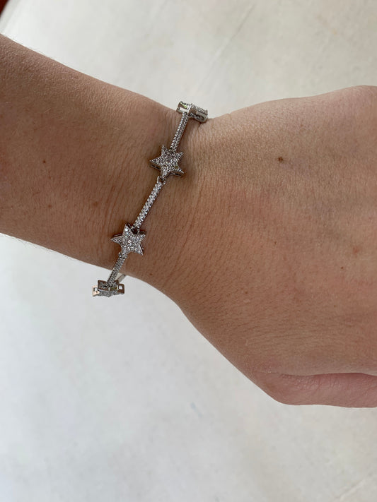 SILVER STAR BRACELET