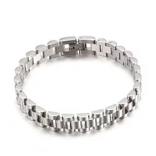 Time Stainless Steel Watch Band Bracelets