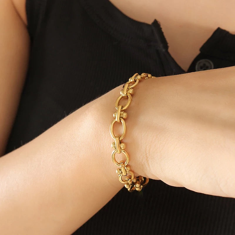 Geo Stainless Steel Bracelet