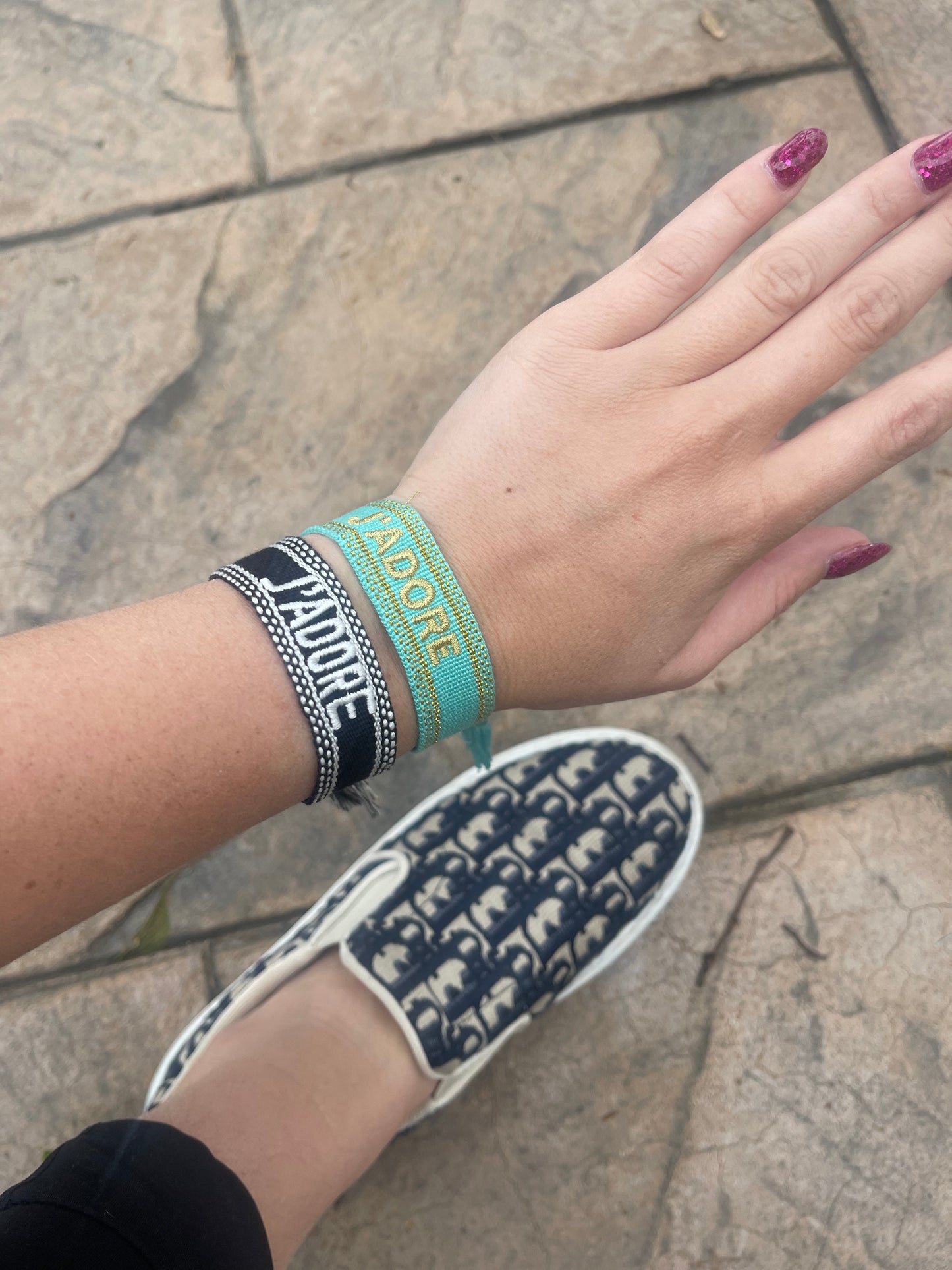 J'ADORE WOVEN BRACELETS