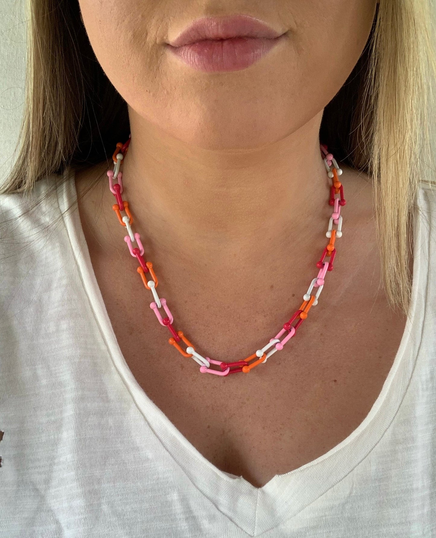 CUSTOM MULTI COLORED HORSEBIT BRACELET AND NECKLACE