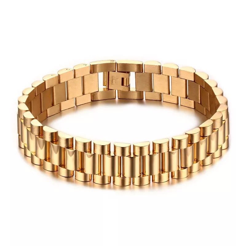 Time Stainless Steel Watch Band Bracelets