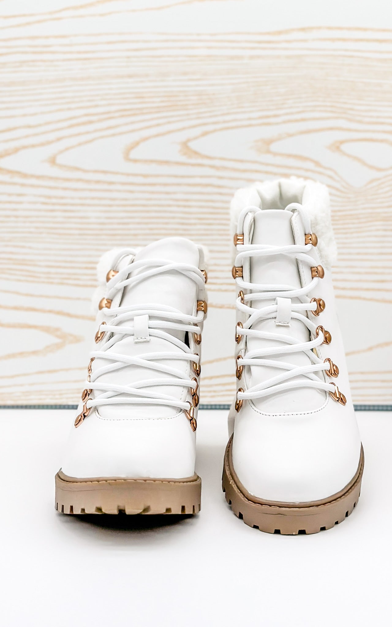 Pinkas Bootie in White - Rural Haze