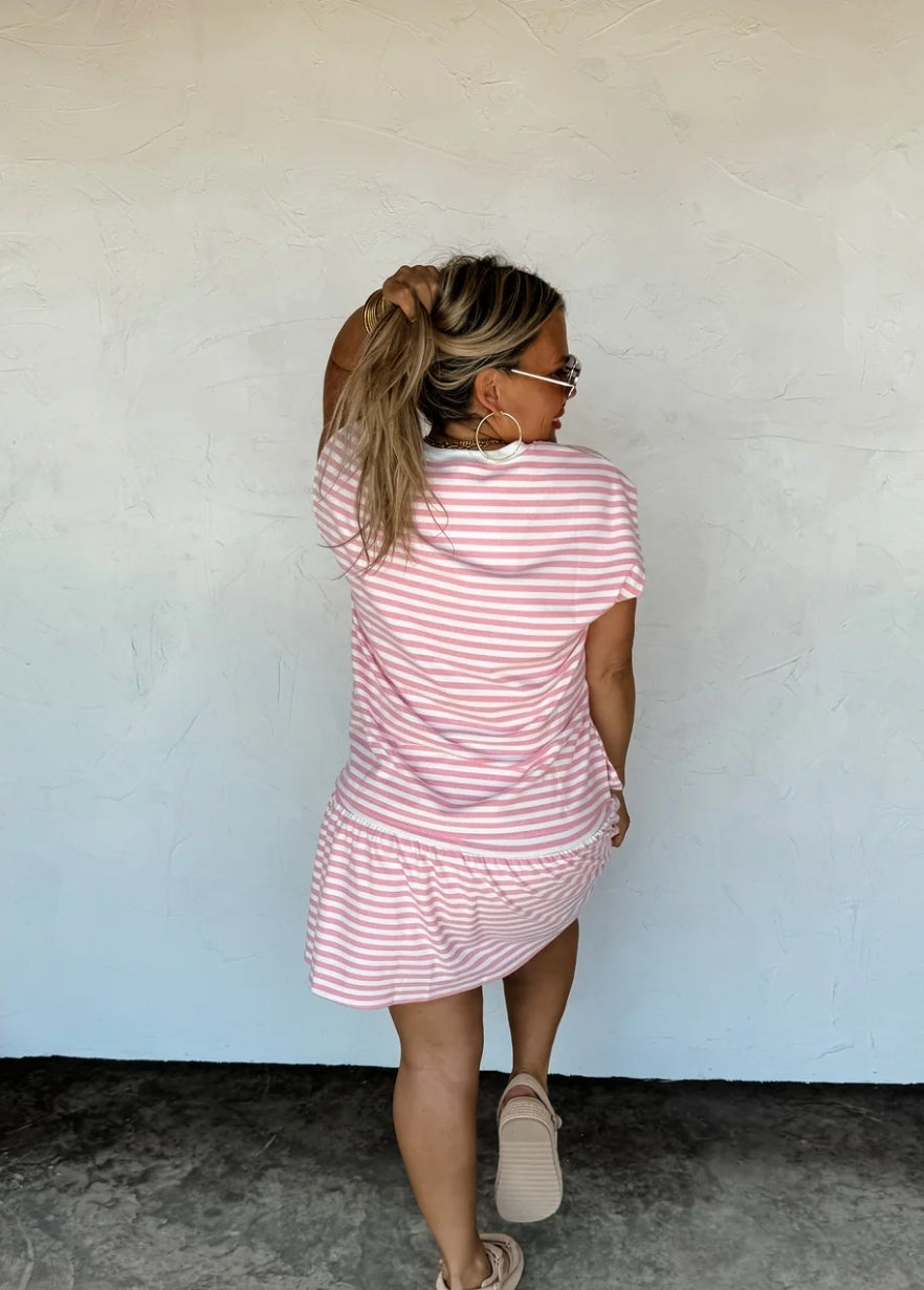 PREORDER- COASTAL STRIPES SKORT SET