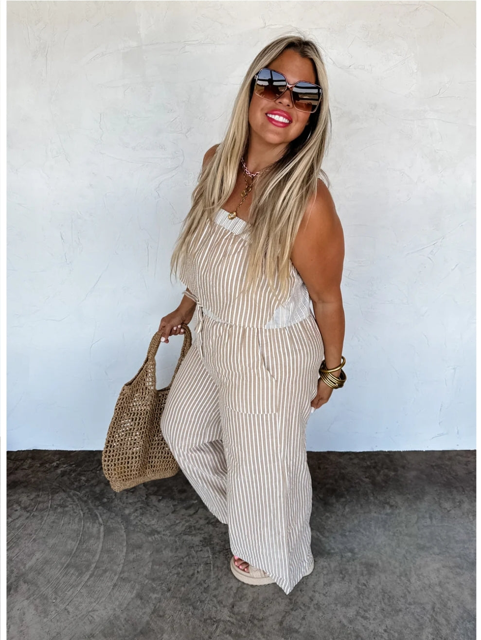 PREORDER- SEERSUCKER PANT SET