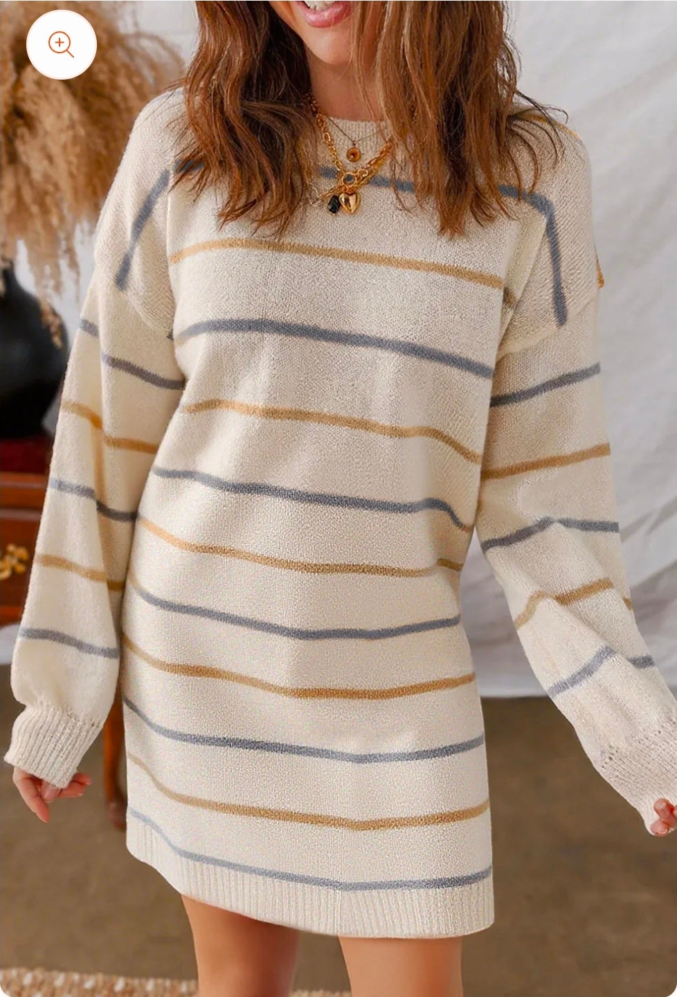 Striped Sweater Dress