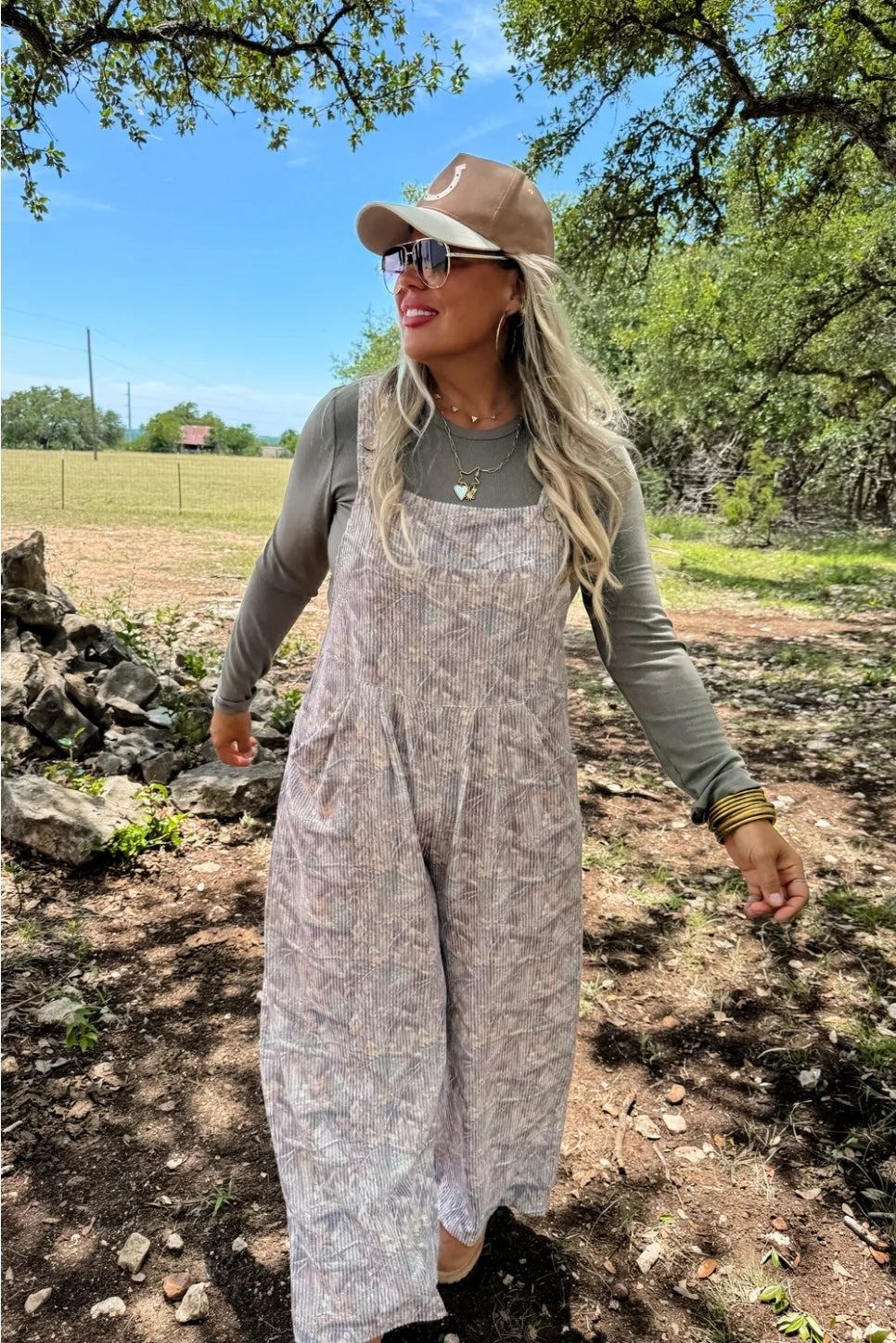PREORDER- CASSIDY CAMO OVERALLS