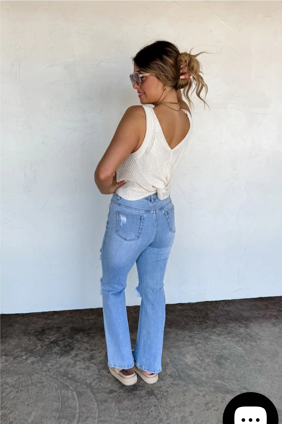 PREORDER- HAMPTONS TWIST BACK TANK