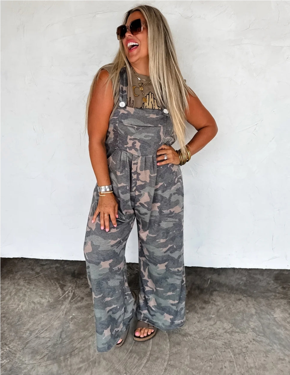 PREORDER- CAMO KARLI OVERALLS