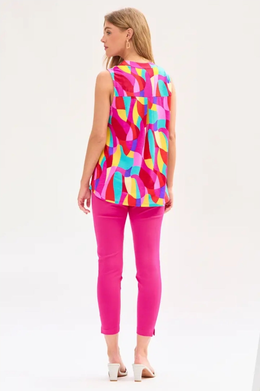 Color Block Sleeveless Tank