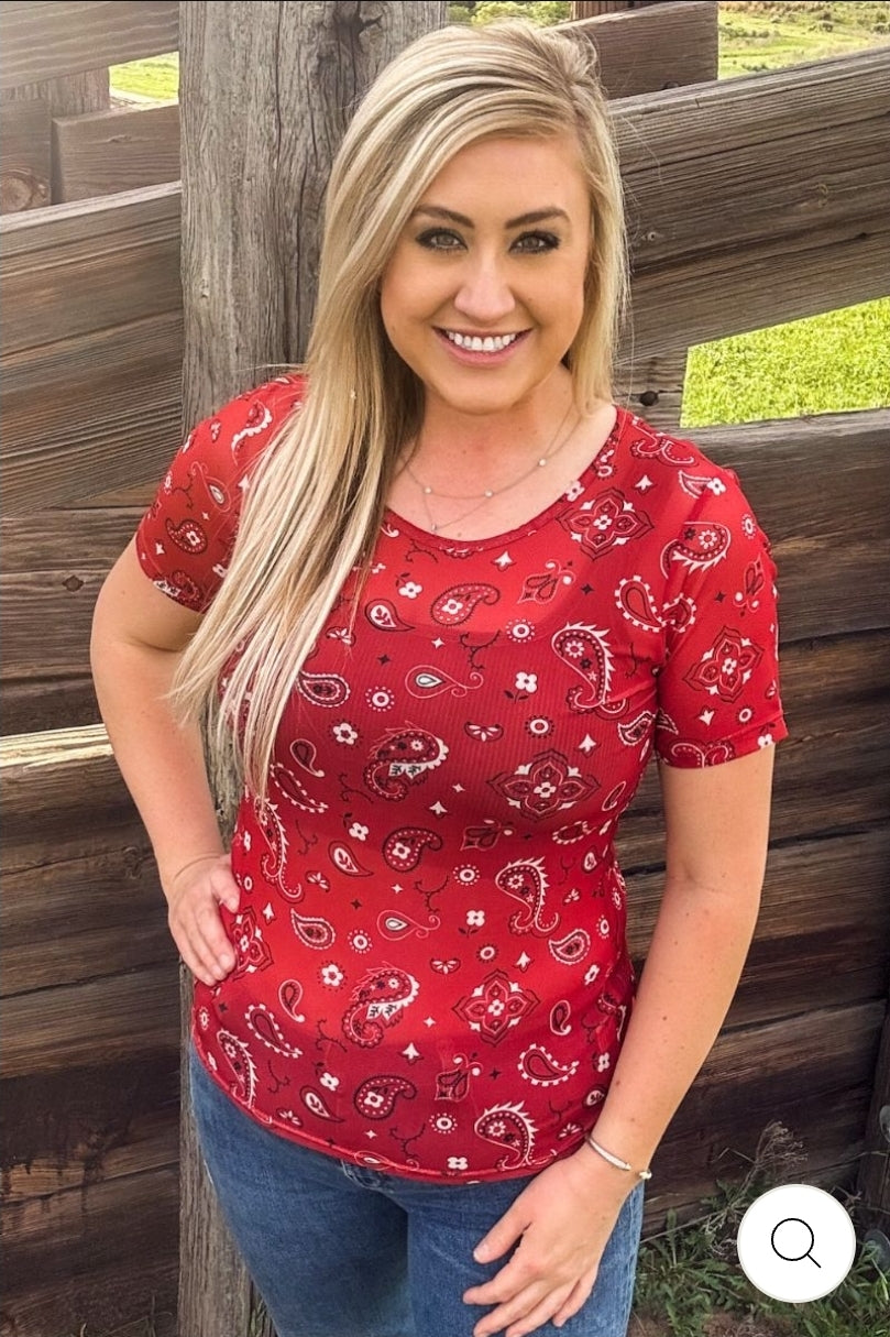 Bandana Babe Short Sleeve Mesh