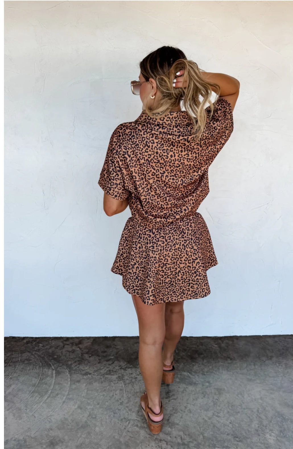 PREORDER- HOT TO SPOT CHEETAH SKORT SET