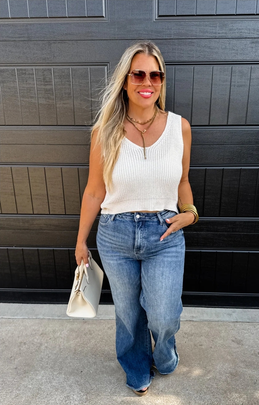PREORDER- HAMPTONS TWIST BACK TANK