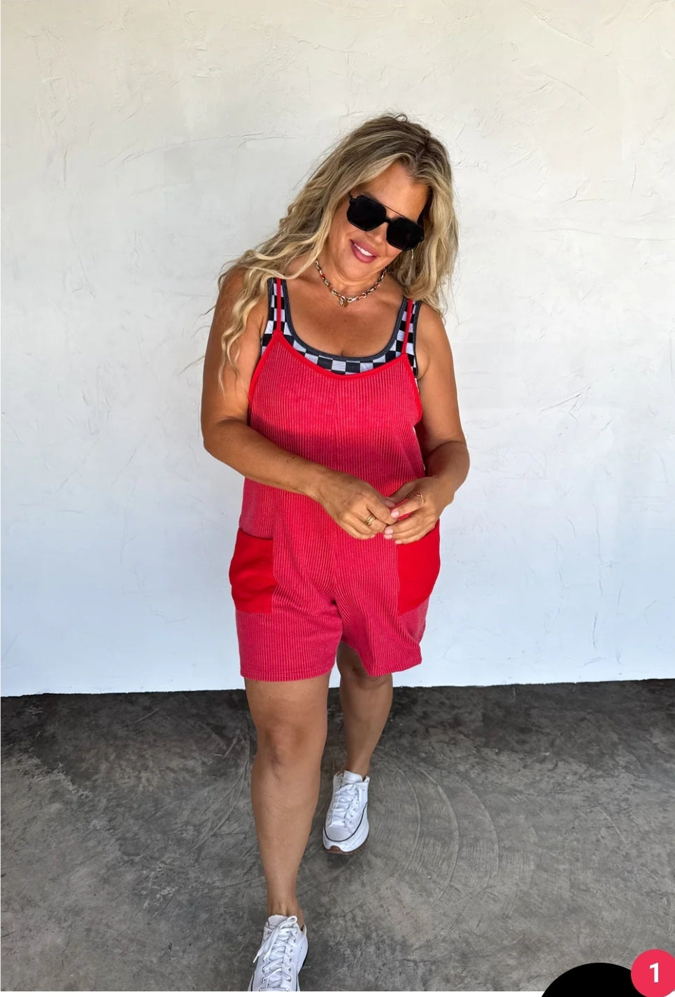 PREORDER- KINSEY RIBBED ROMPER