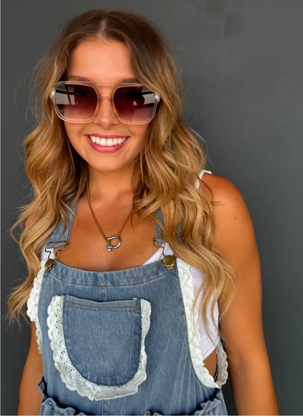 PREORDER- BOHO & LACE DENIM OVERALLS