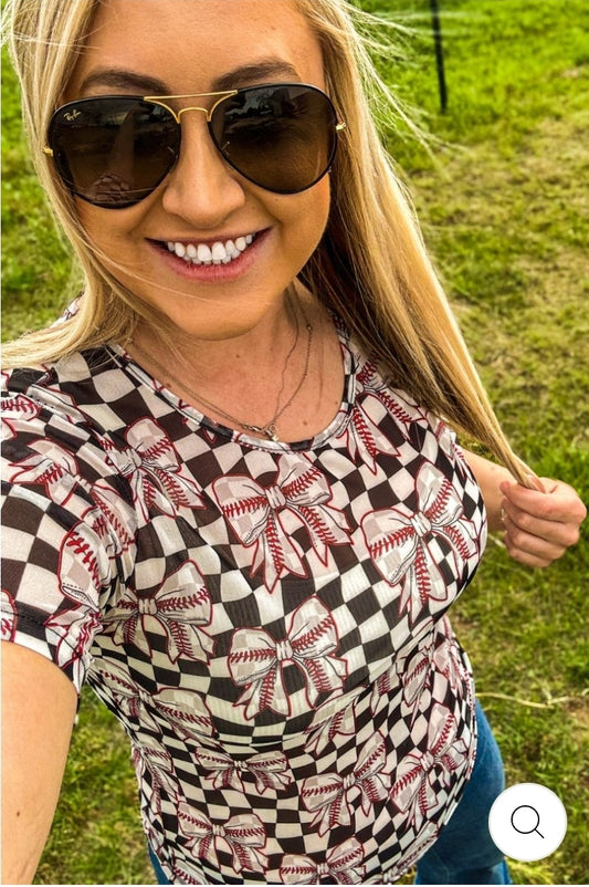 Dirt And Diamonds Short Sleeve Mesh Top