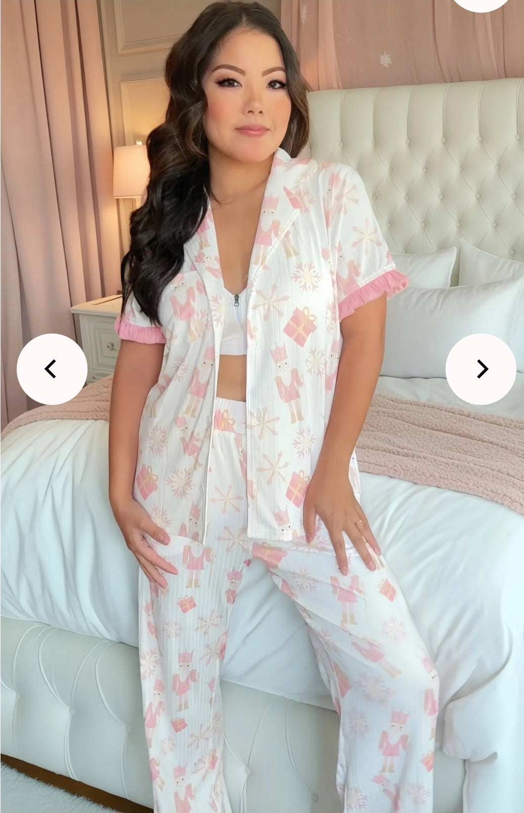 PREORDER Pink Nutcrackers Build-In Lux PJ Set