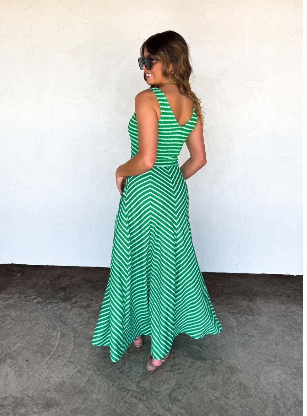 PREORDER- LUCIANA STRIPE DRESS