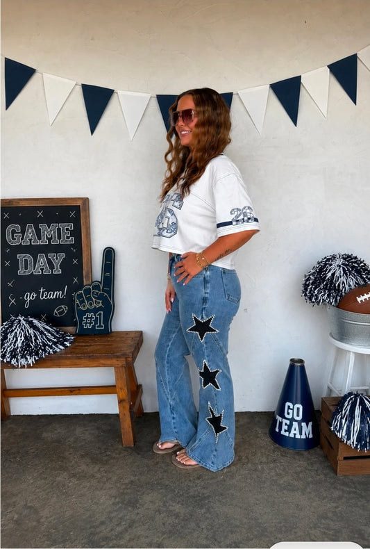 PREORDER- SIDELINE STAR JEANS