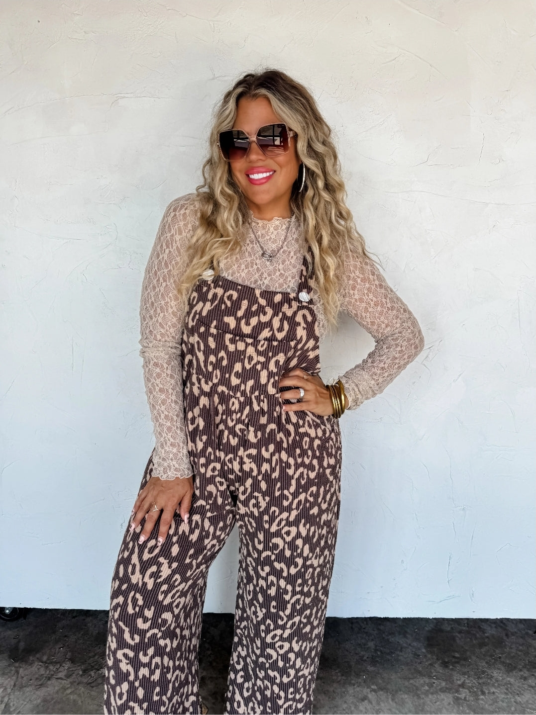 PREORDER- FALL PRINT KARLI OVERALLS