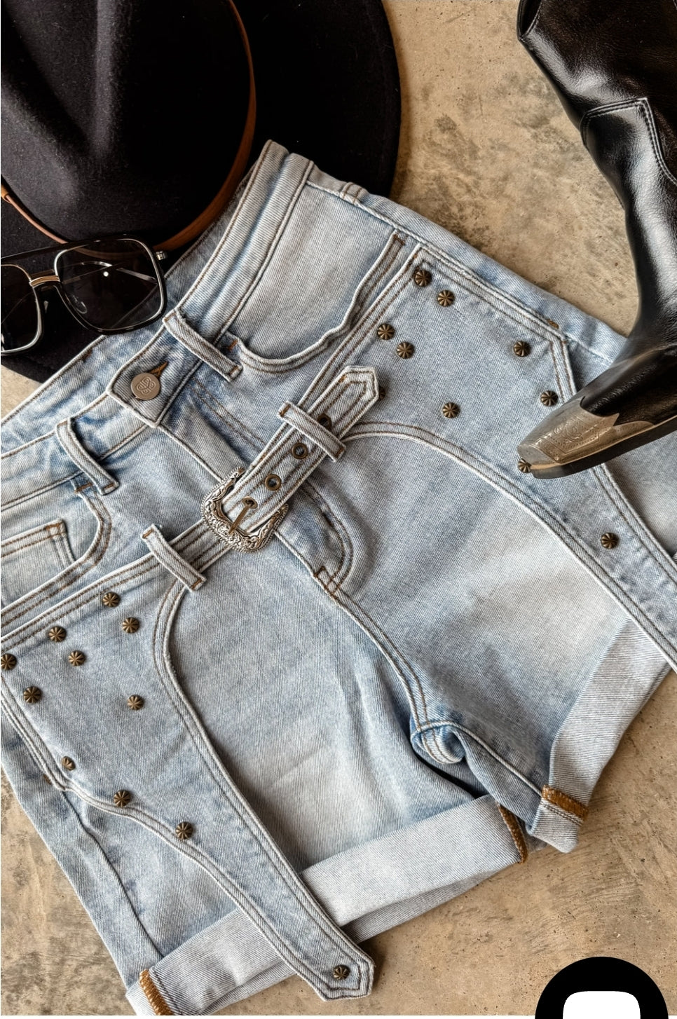 PREORDER- FESTIVAL NIGHTS BUCKLE SHORTS