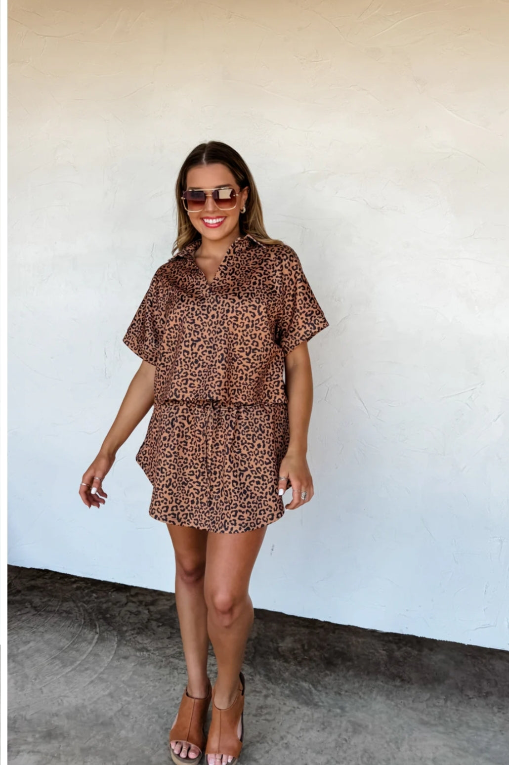 PREORDER- HOT TO SPOT CHEETAH SKORT SET