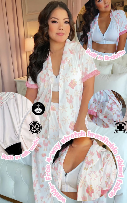 PREORDER Pink Nutcrackers Build-In Lux PJ Set